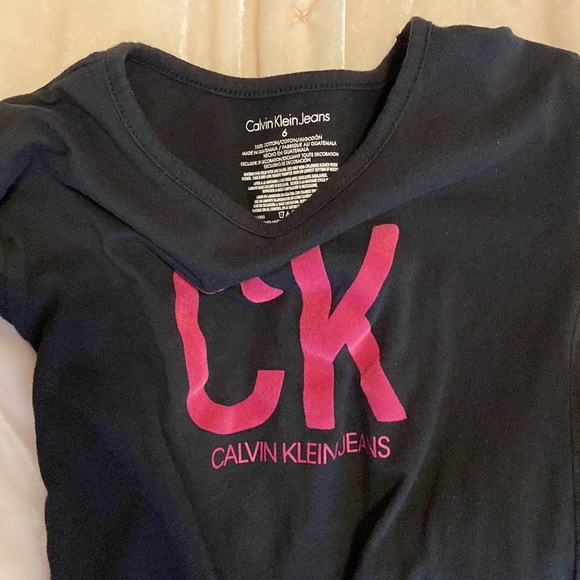 Calvin Klein long sleeved top with front tie - Picture 2 of 3